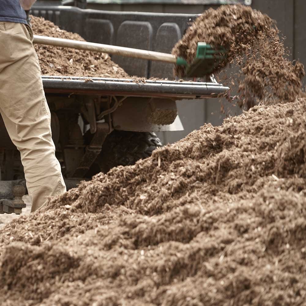Crew preparing a future home site on a cleared York County lot